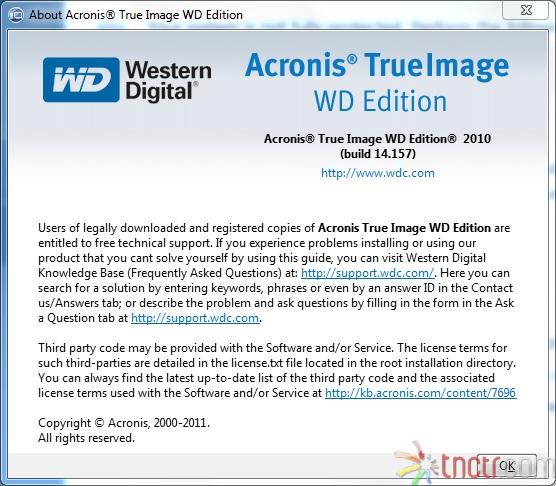 acronis true image wd edition key